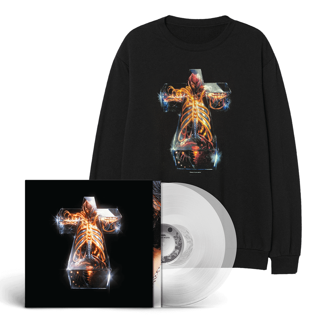 Hyperdust Merch HYPERDRAMA Sweatshirt Pack (Double Crystal Vinyl + Sweatshirt) – Miniwax