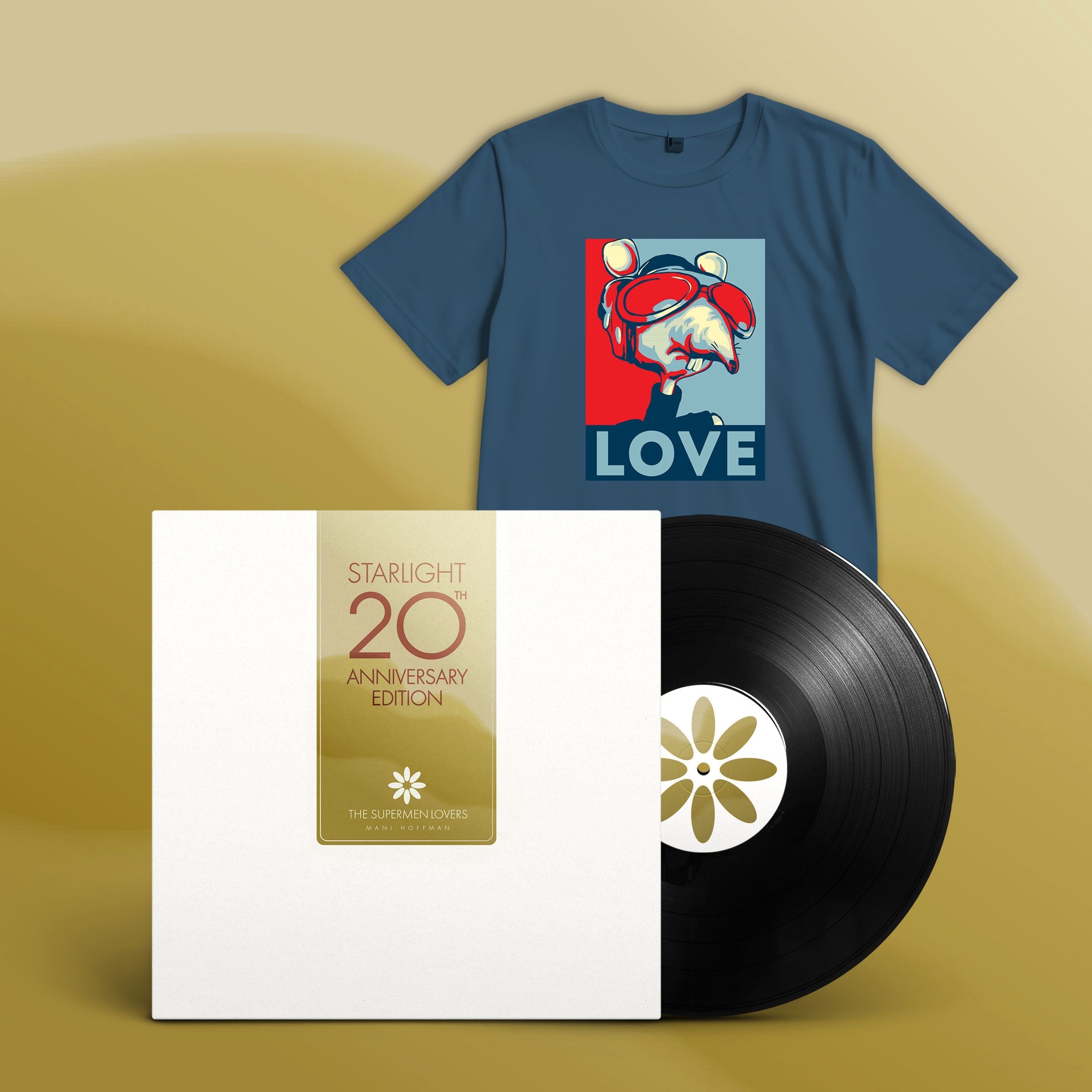 Pack Starlight Anniversary - Vinyle Noir + T-Shirt "Rat"