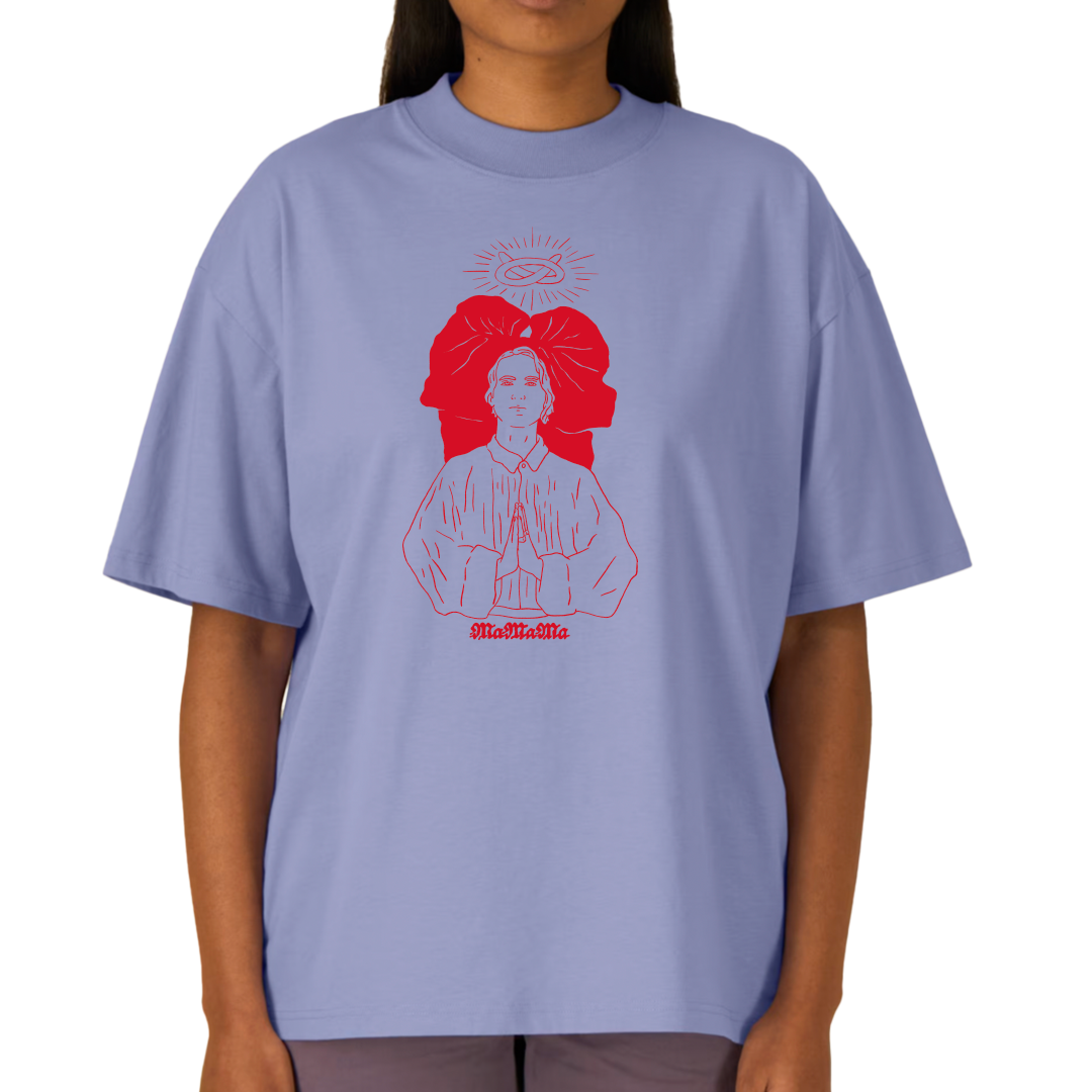 T-shirt Holy MaMaMa (Purple Red)