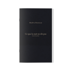 Recueil Ce que la nuit ne dit pas