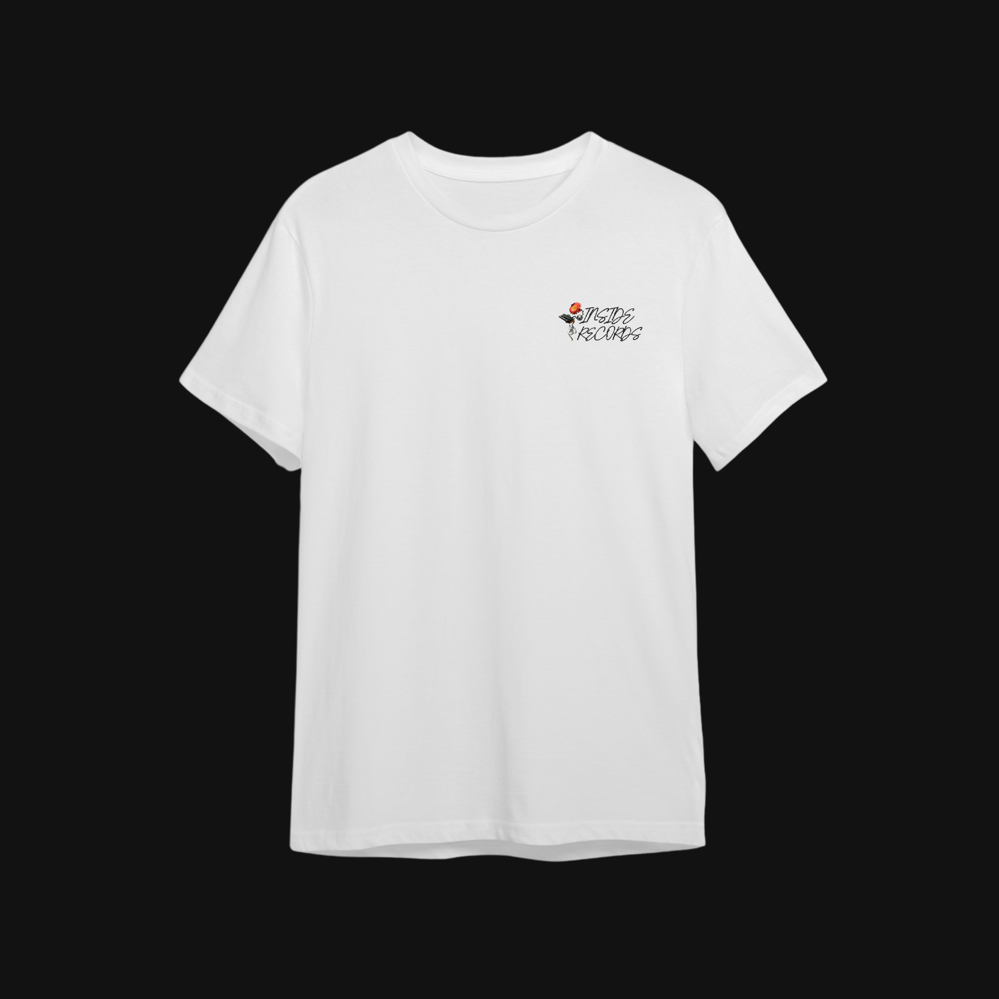 Inside Records - T-Shirt Blanc