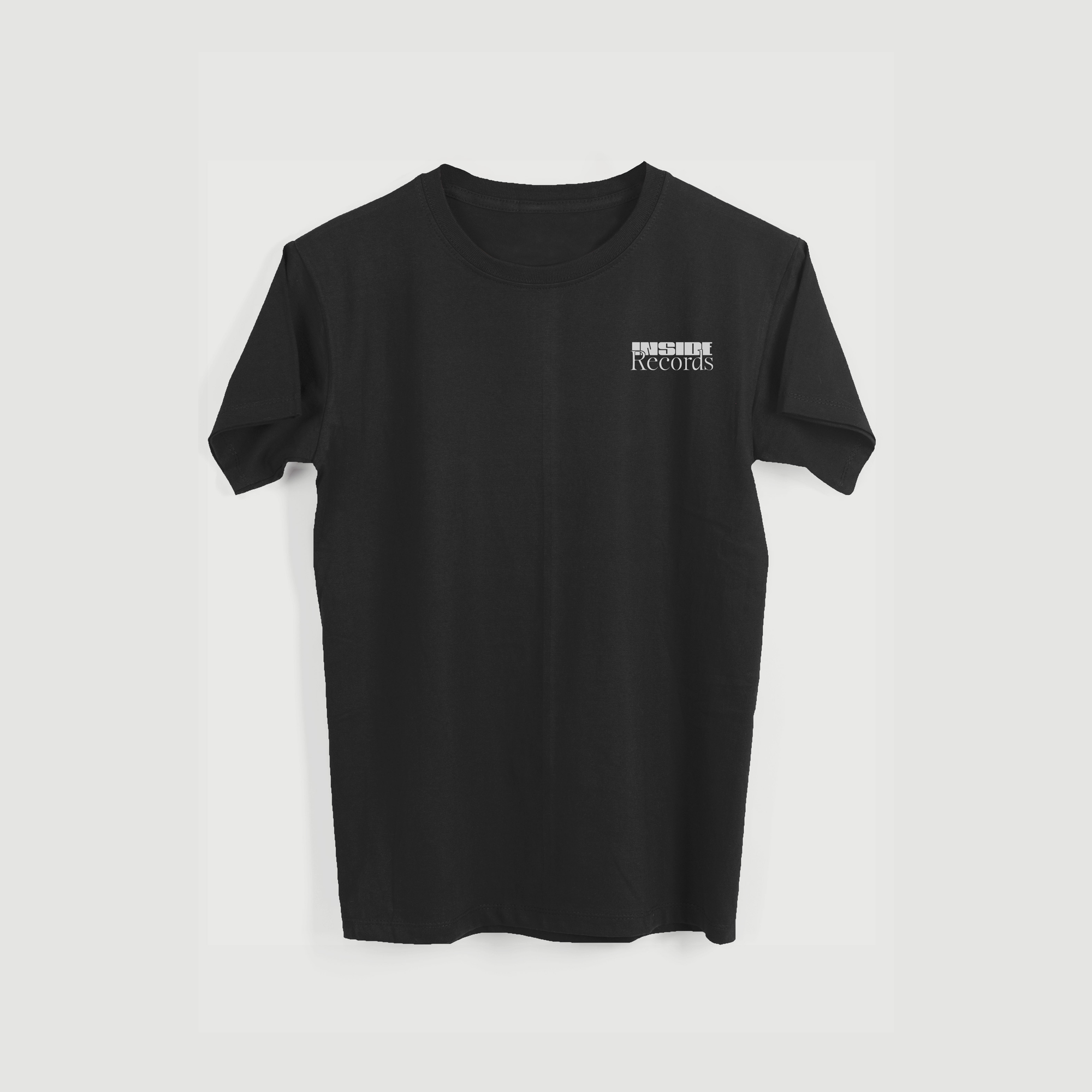 Inside Records - T-Shirt Noir & Blanc