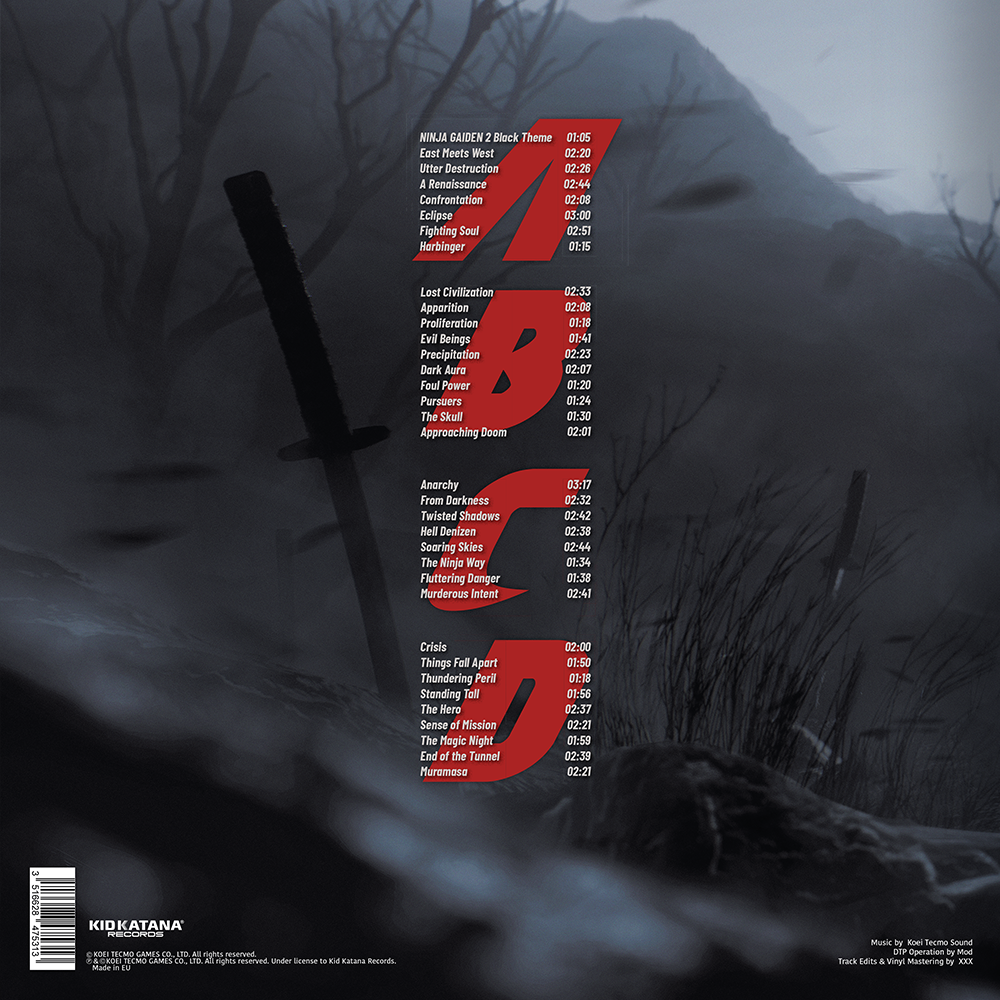 NINJA GAIDEN 2 Black Original Game Soundtrack