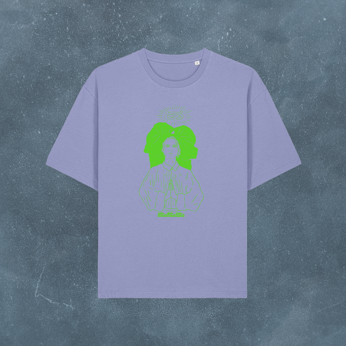 T-shirt Holy MaMaMa (Purple Green)
