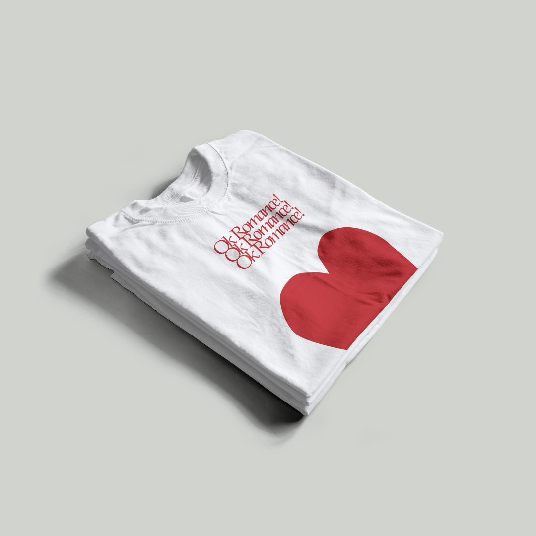 T-SHIRT OK ROMANCE! WHITE