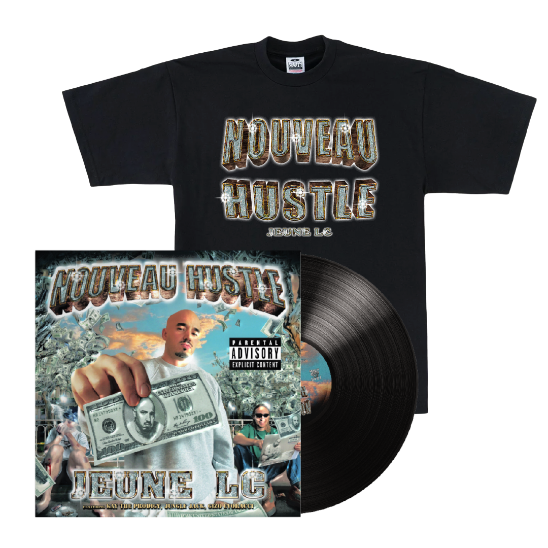 Bundle Nouveau Hustle - LP + T-Shirt Noir