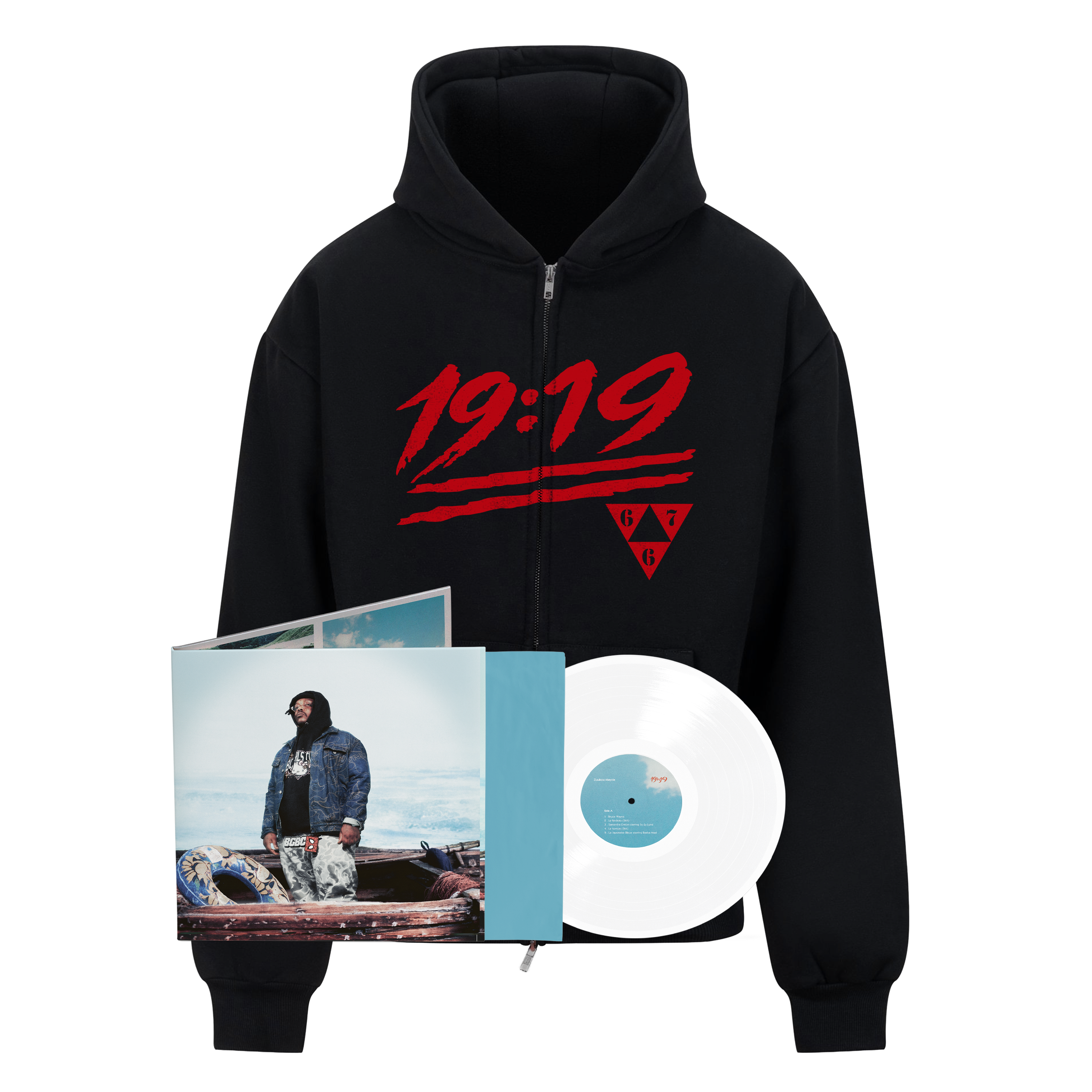 Zipped hoodie + LP 19h19