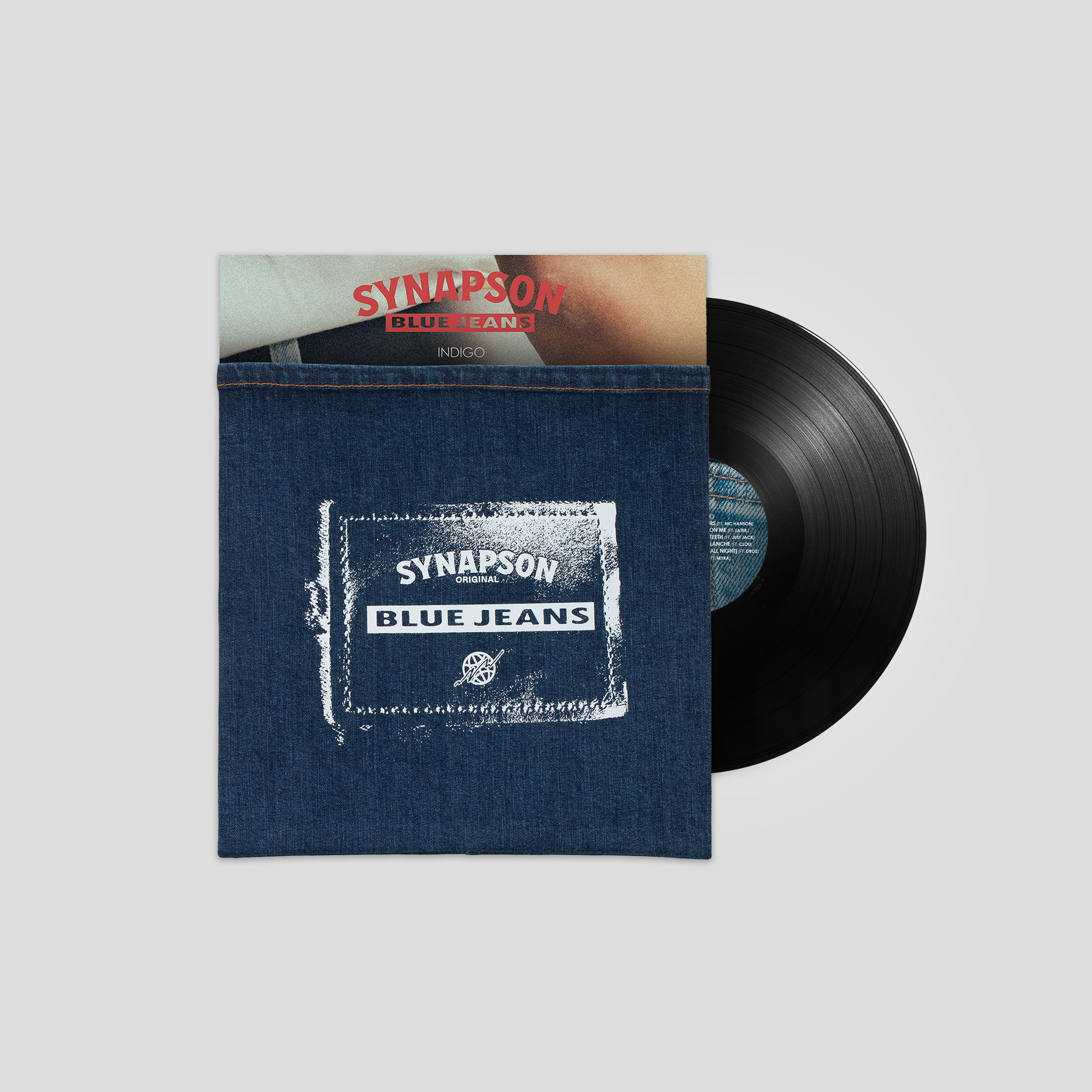 EDITION LIMITEE - Vinyle avec cover en Jean par Atelier Tuffery