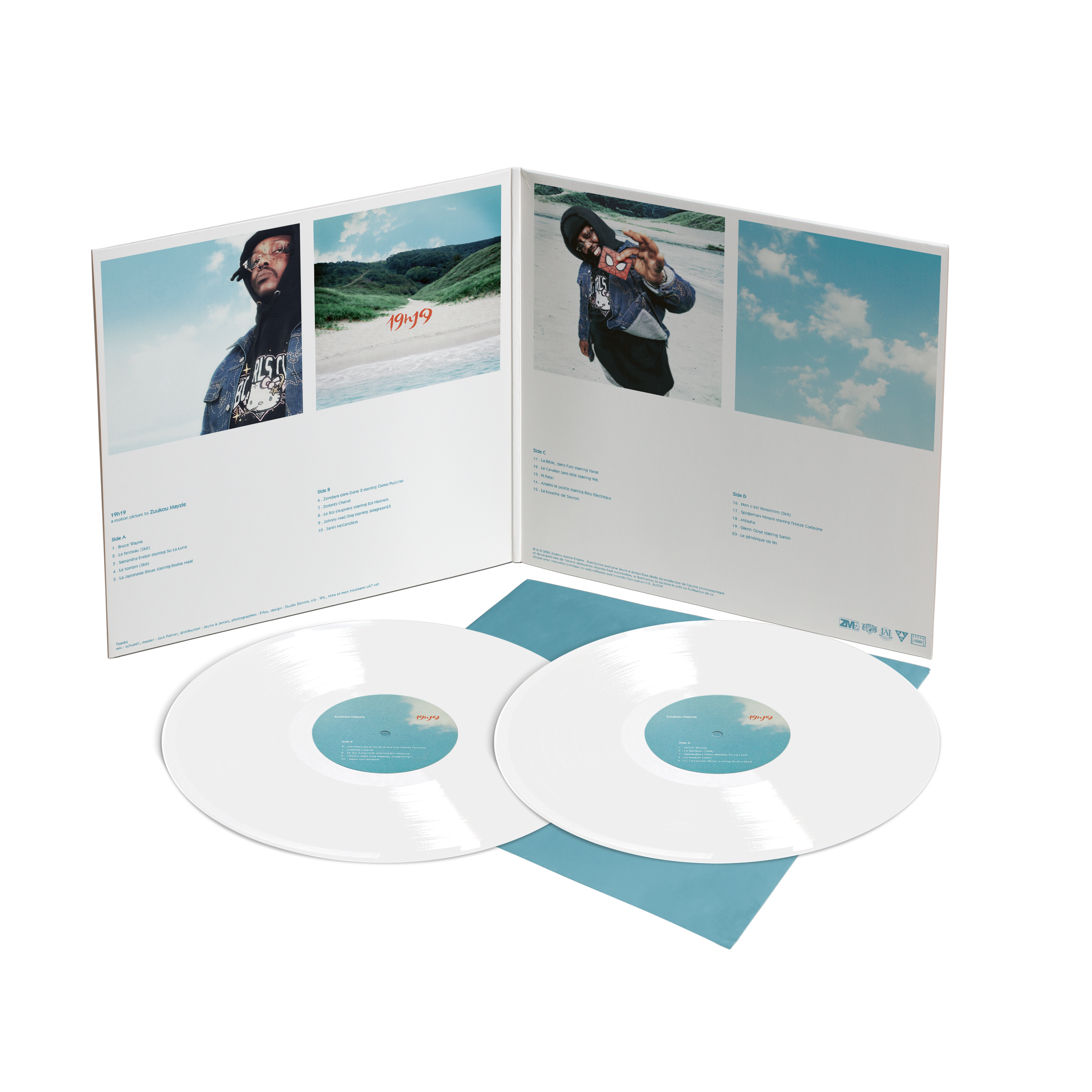 Zipped hoodie + LP 19h19