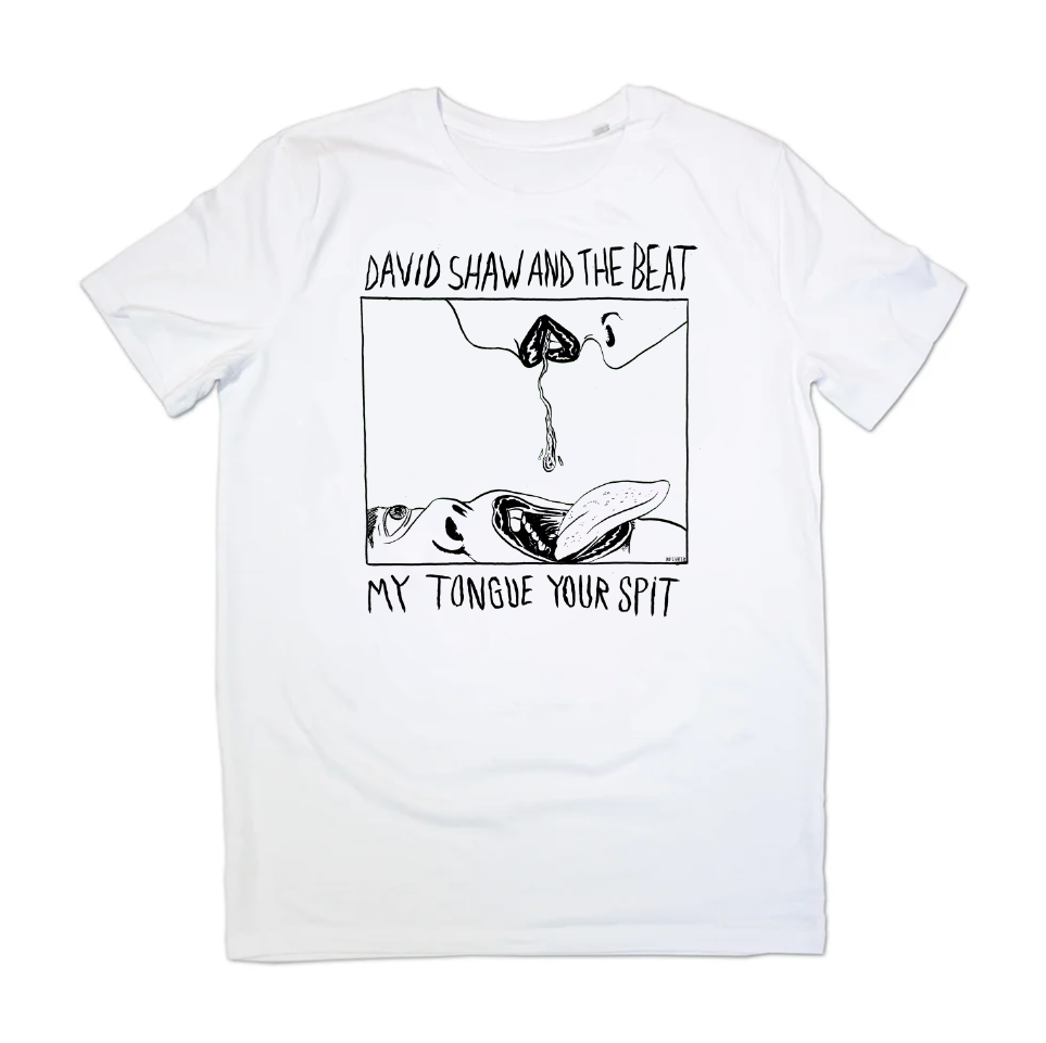 T-Shirt Blanc - My Tongue Your Spit