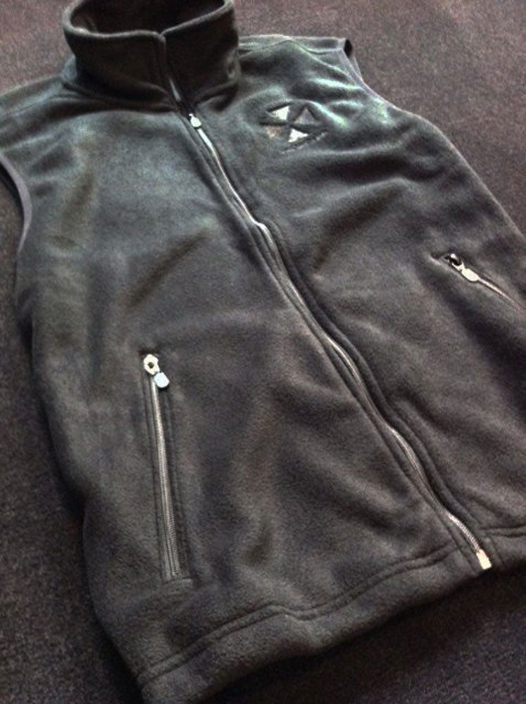 Axis Black Matter Fleece Vest