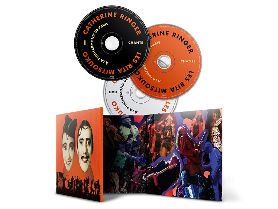 CATHERINE RINGER CHANTE LES RITA MITSOUKO À LA PHILHARMONIE DE PARIS - 2CD+DVD