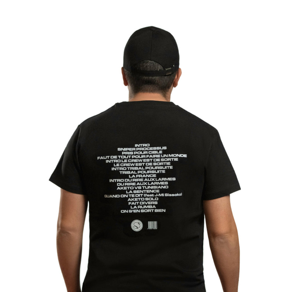 Du Rire Aux Larmes - T-Shirt Noir Logo