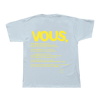 T-shirt Vous blue