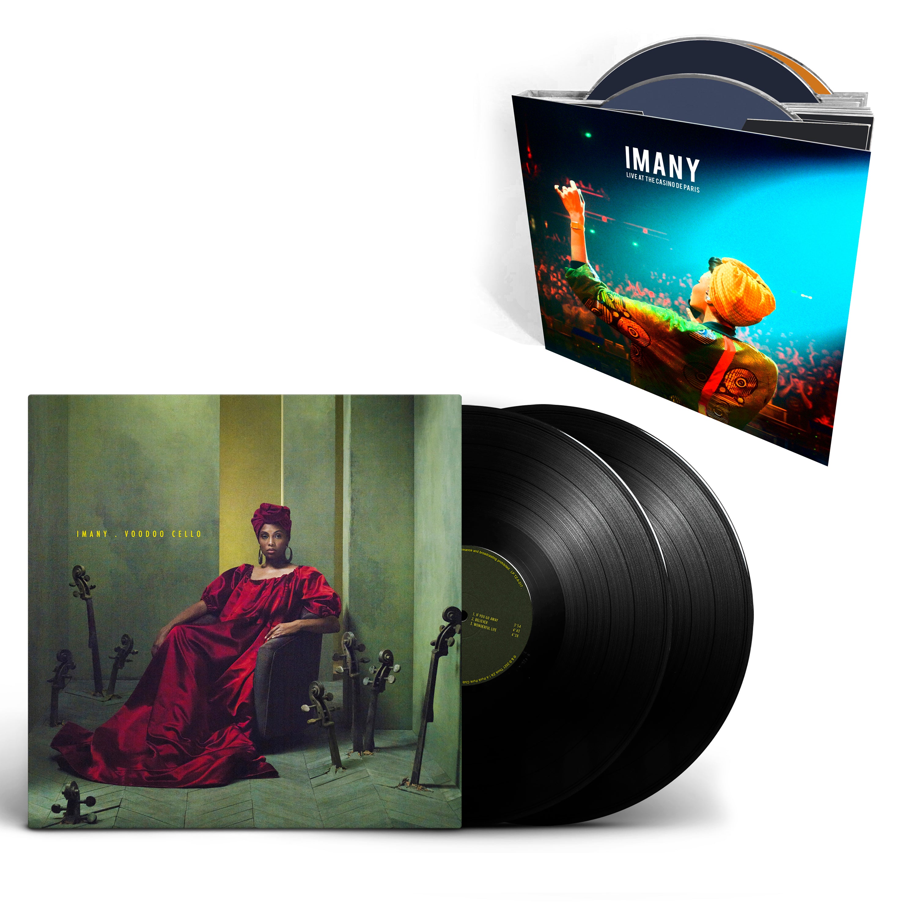 Pack 2LP Voodoo Cello + 2CD / DVD Live at the Casino de Paris