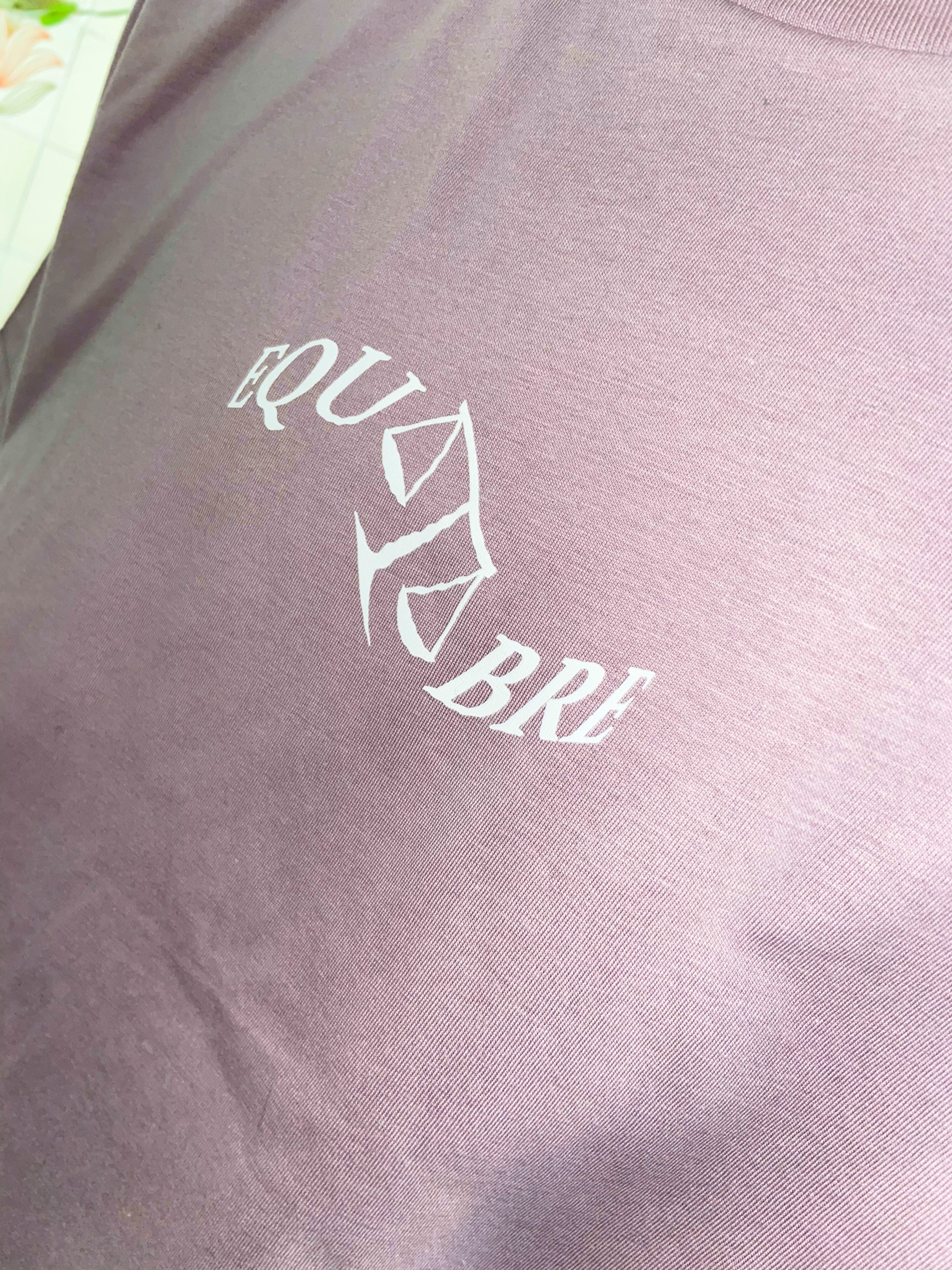 T-Shirt Manches Courtes Lila - Equilibre