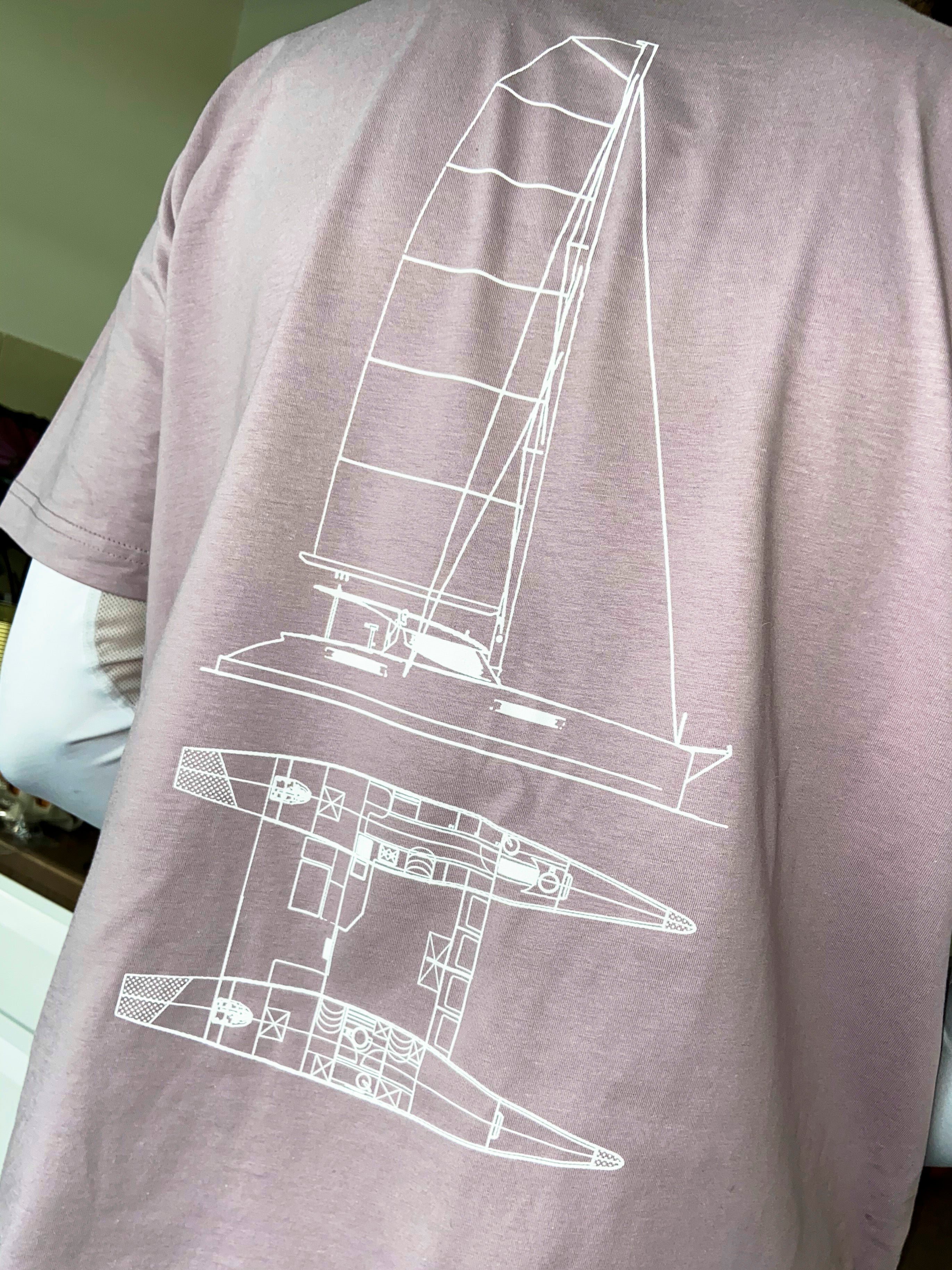 T-Shirt Manches Courtes Lila - Equilibre