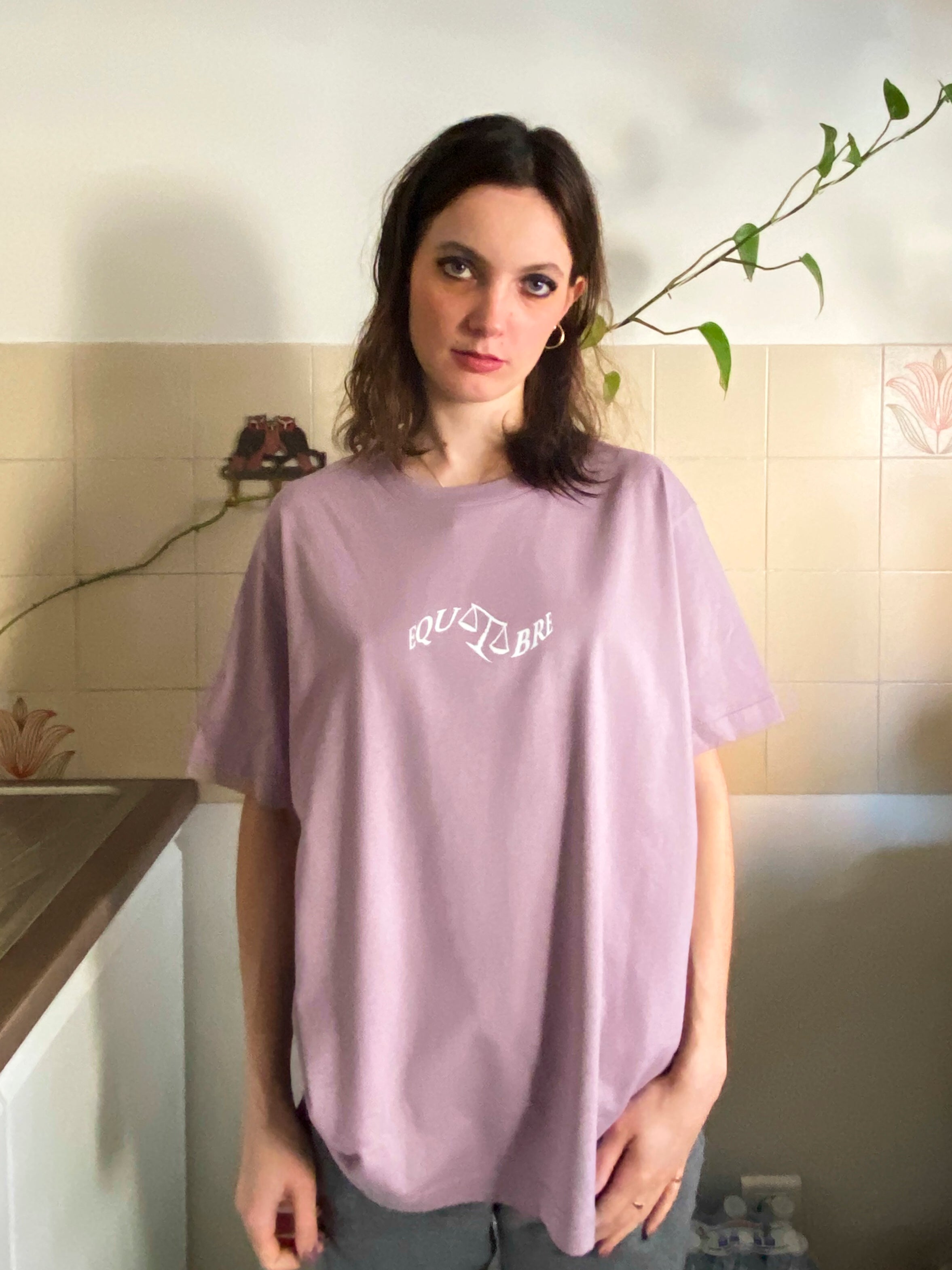 T-Shirt Manches Courtes Lila - Equilibre