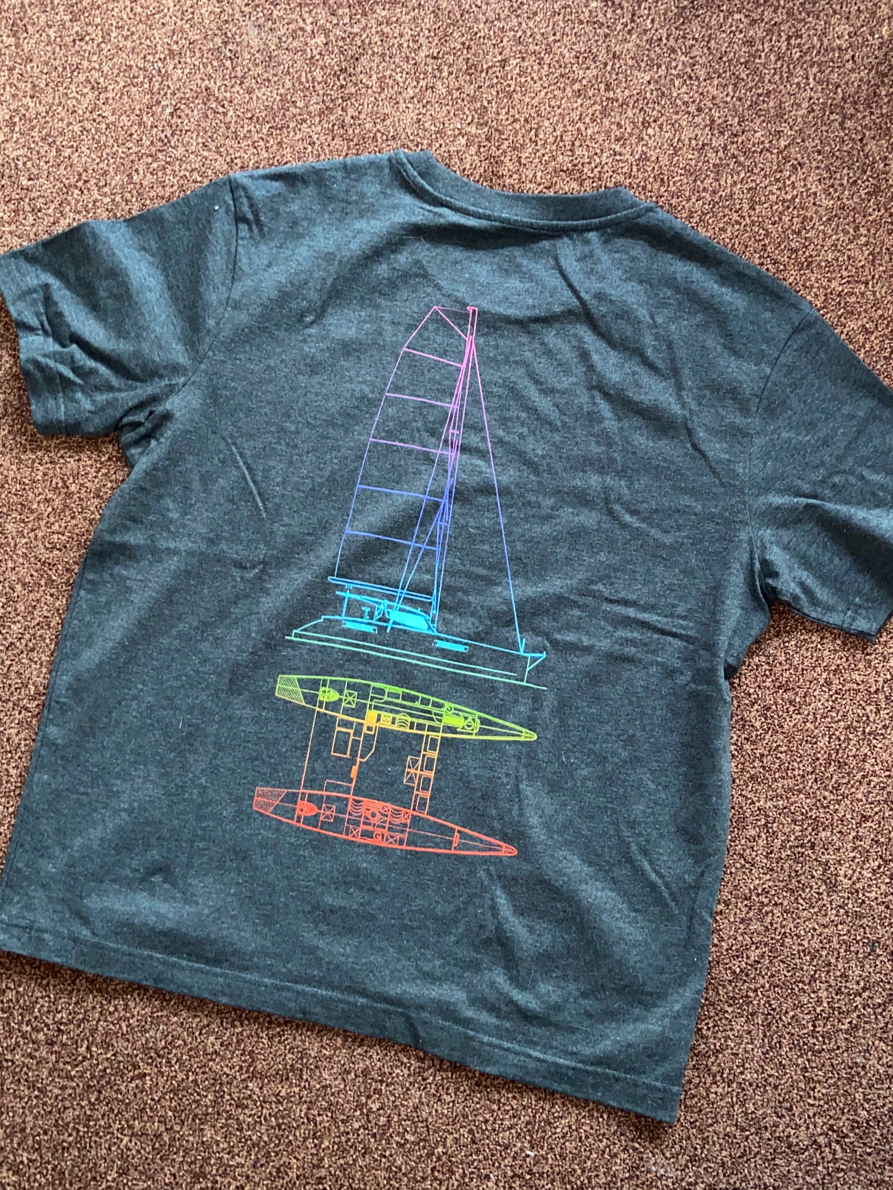 T-Shirt Manches Courtes Gris - Equilibre