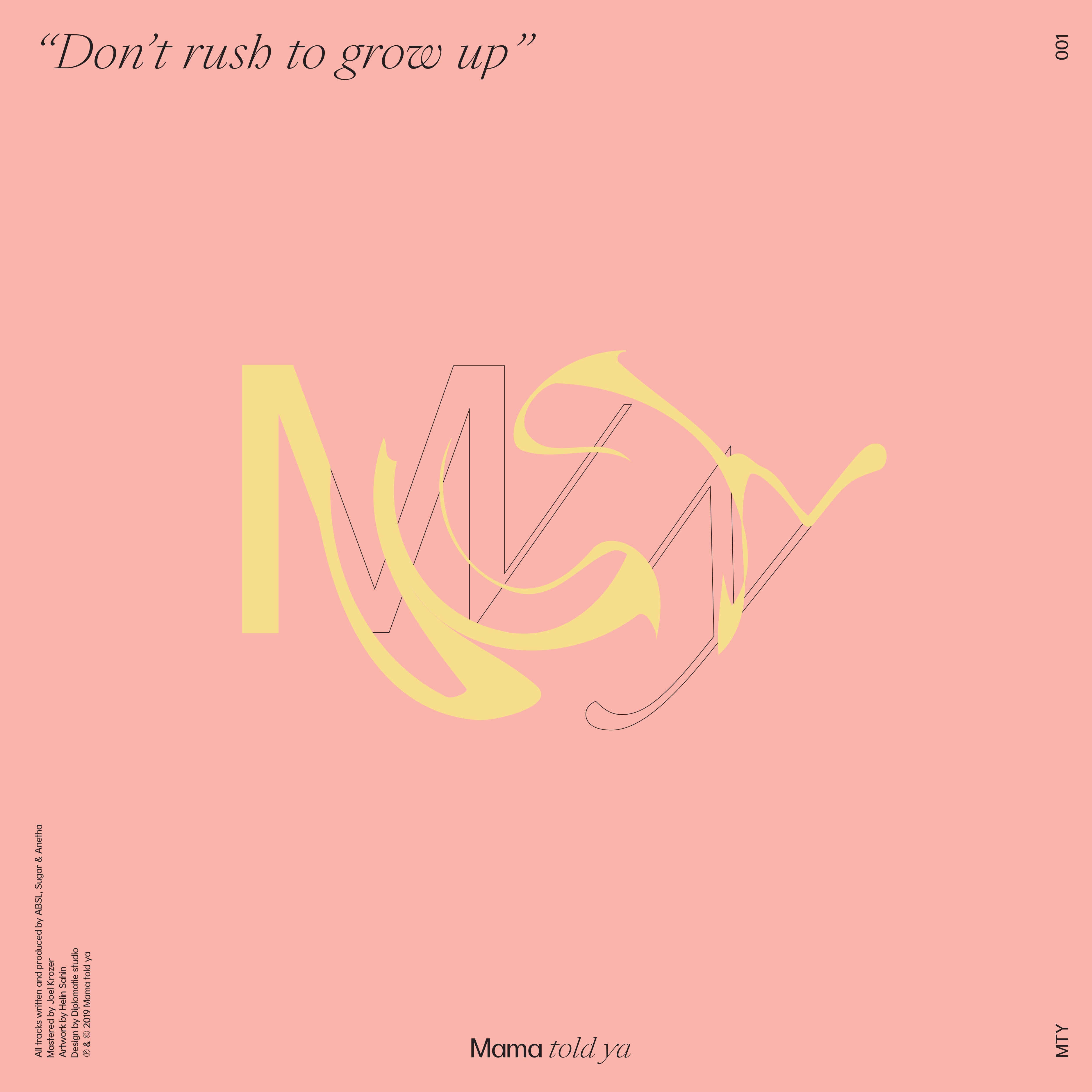 Don't rush to grow up