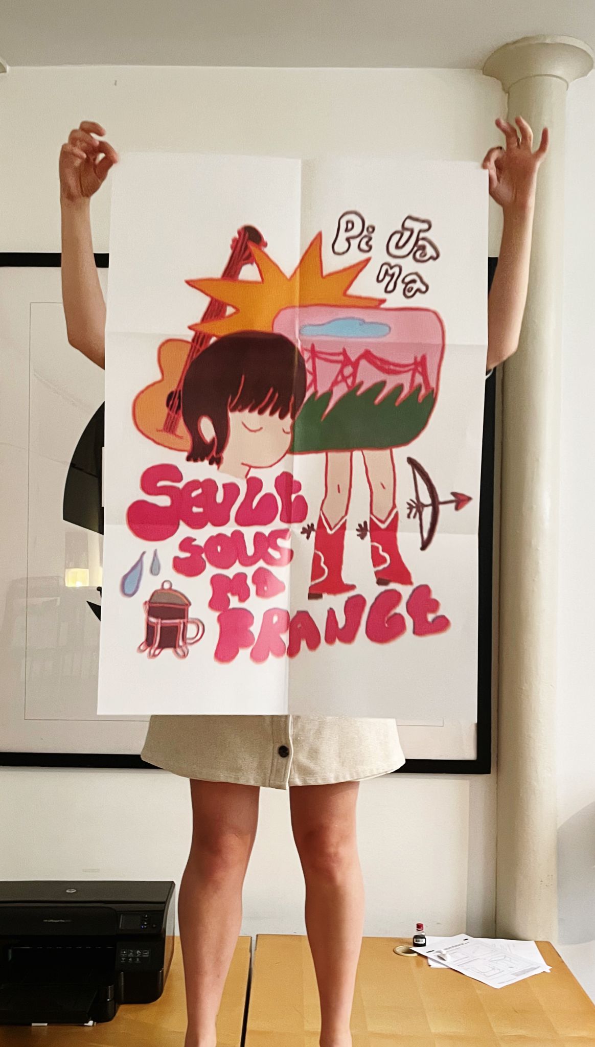 Seule sous ma frange - Poster