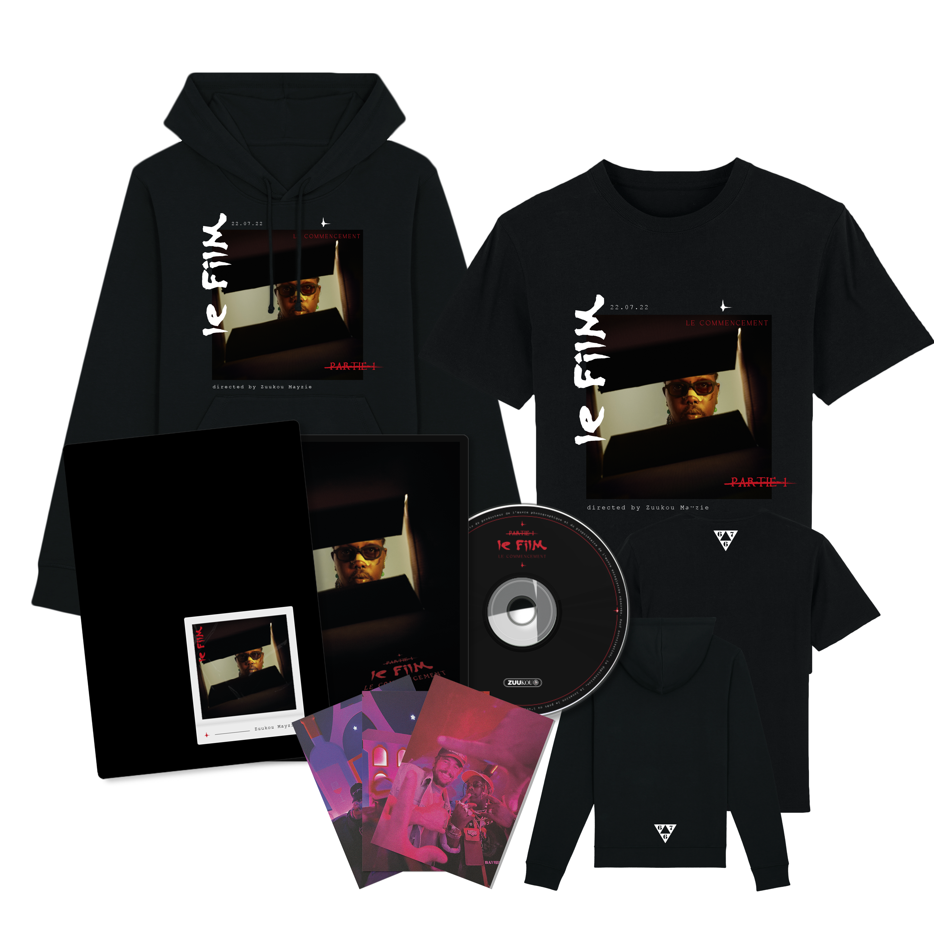 Pack Premium DVD + Hoodie + T-Shirt Noir