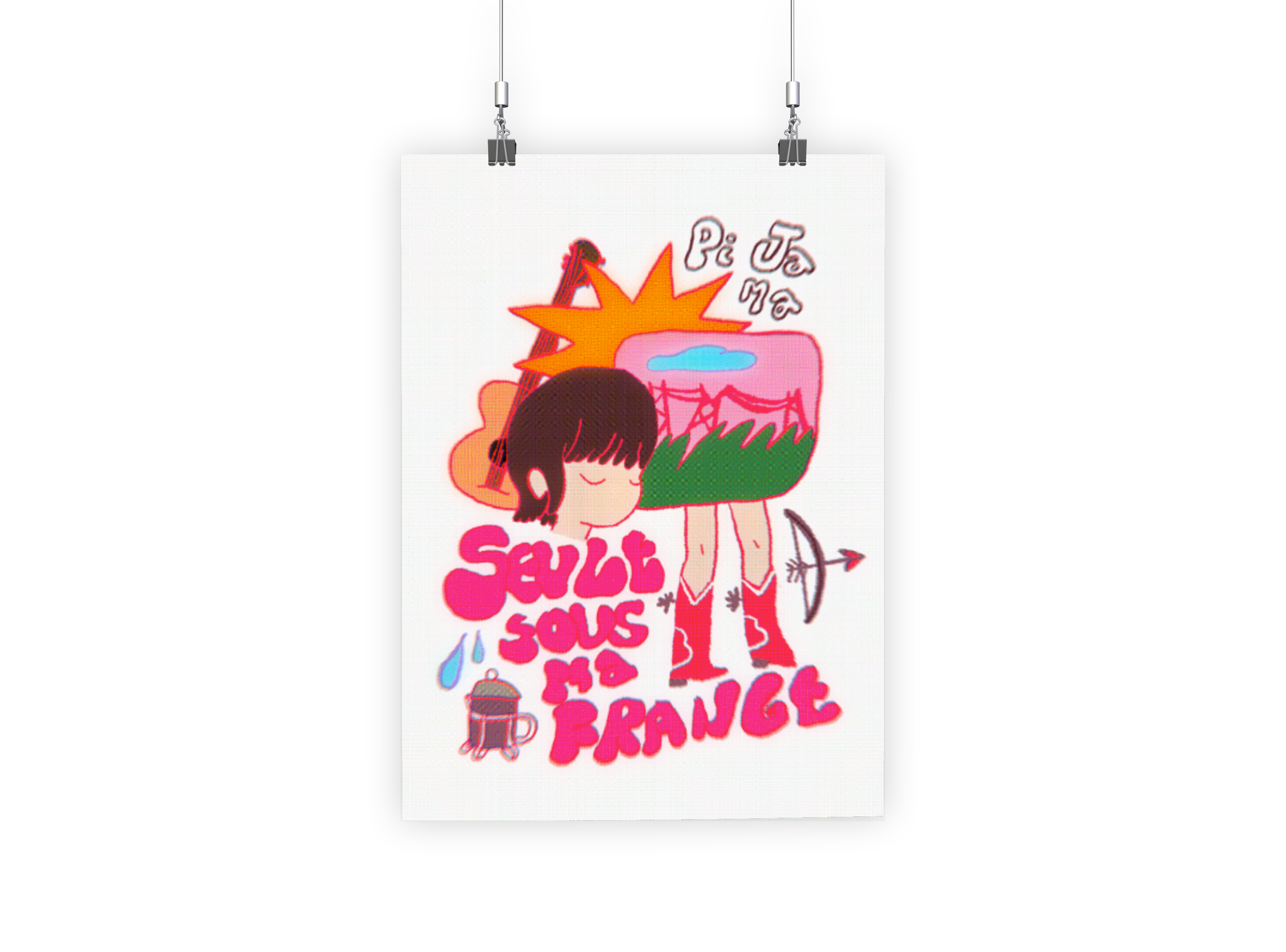 Seule sous ma frange - Poster