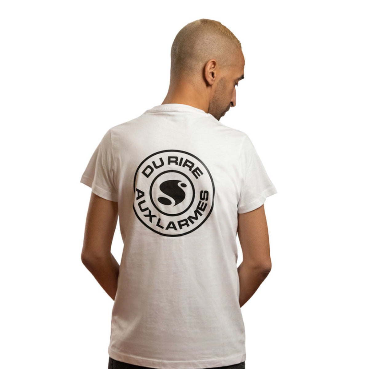 Du Rire Aux Larmes - T-Shirt Blanc Logo