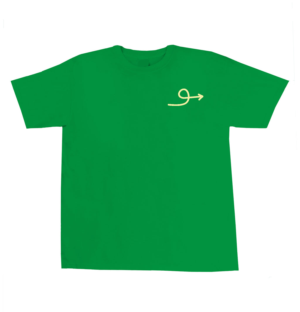 T-shirt Looping green