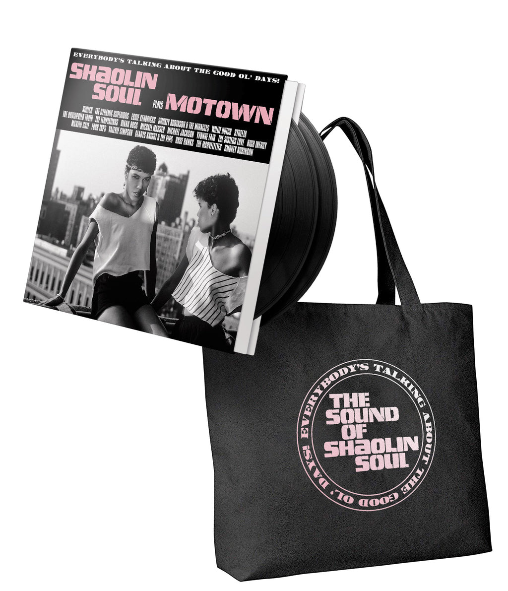 SHAOLIN SOUL PLAYS MOTOWN - VINYL & TOTE BAG BUNDLE