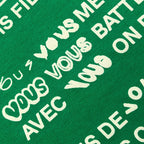 T-shirt Vous green