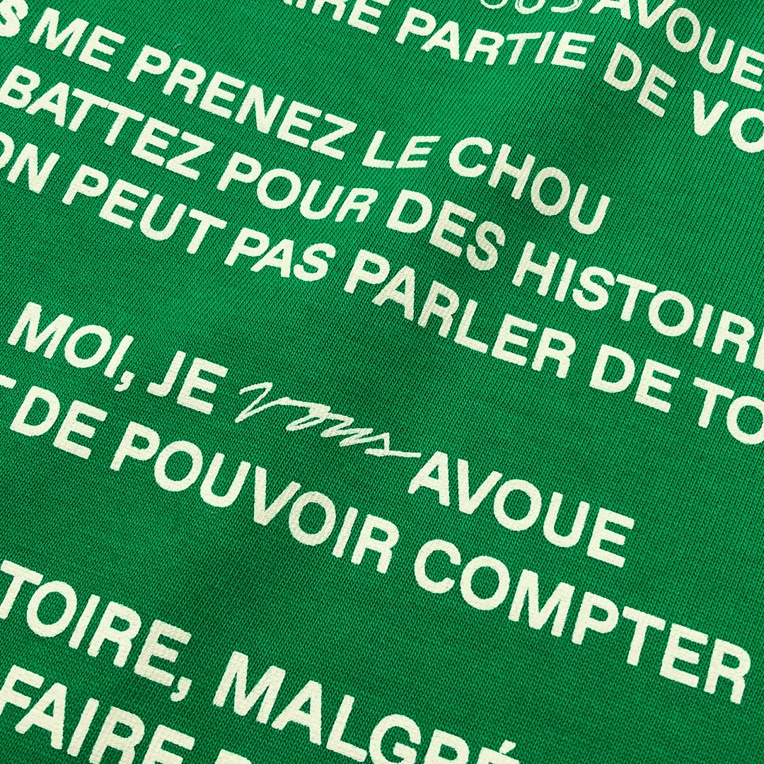 T-shirt Vous green