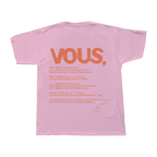 T-shirt Vous pink