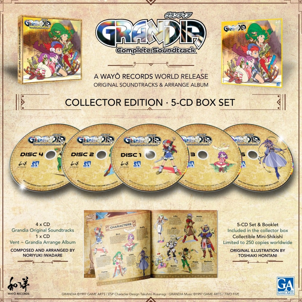 Grandia Memorial Soundtrack - CD