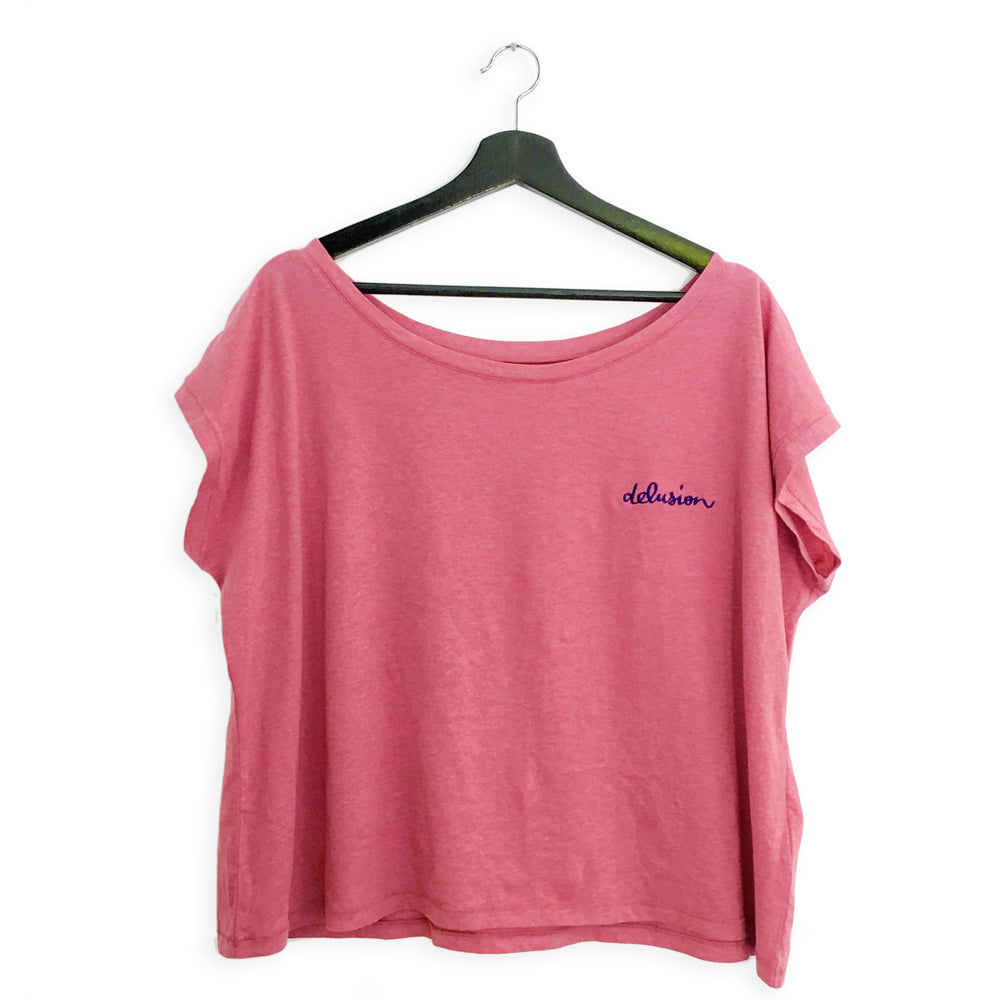 T-shirt crop top Isaac Delusion