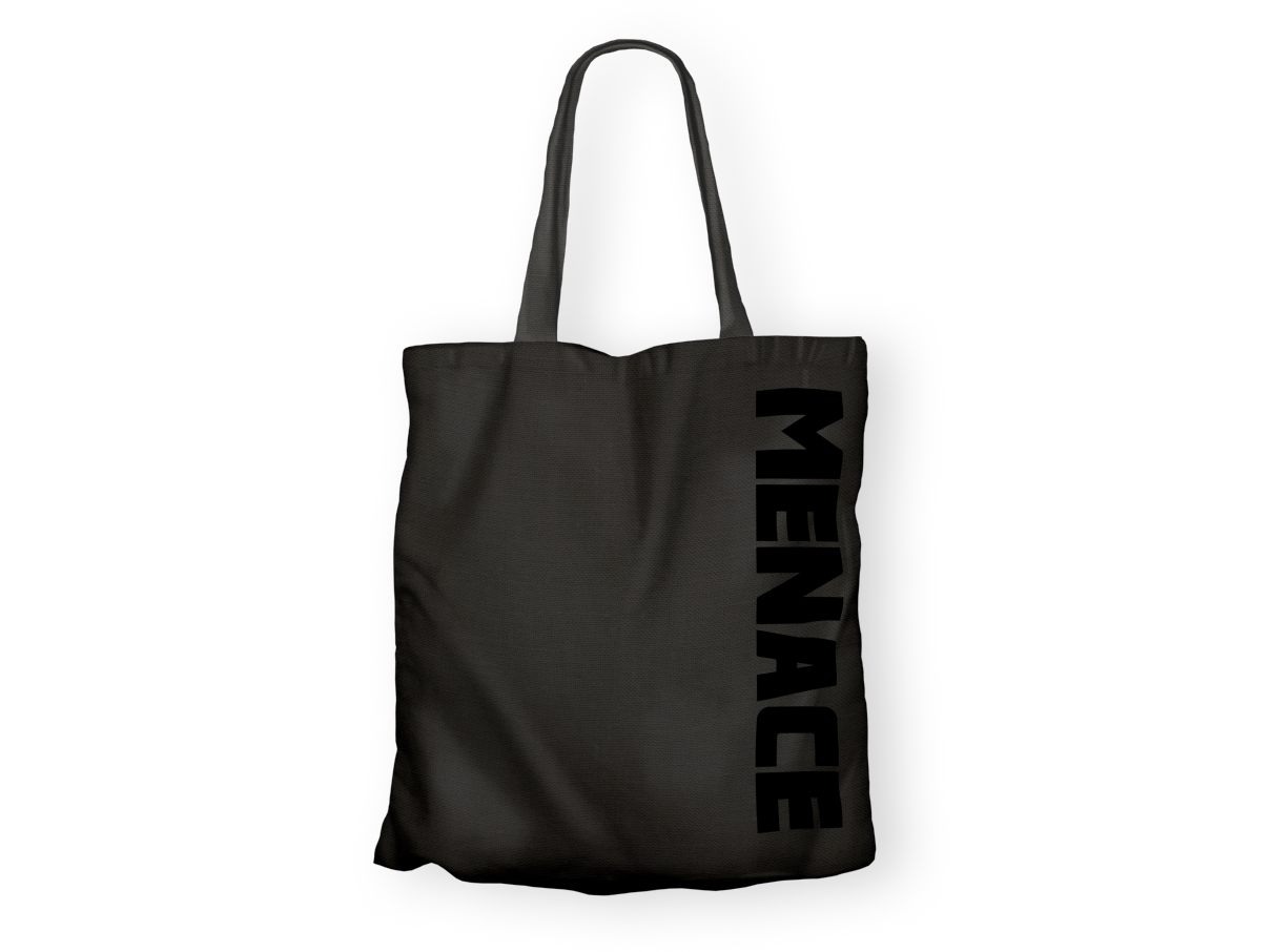 Totebag Menace Noir